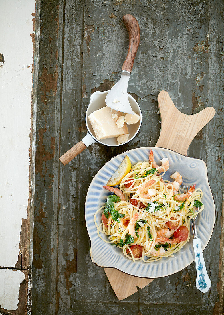 Spaghetti With Scampi